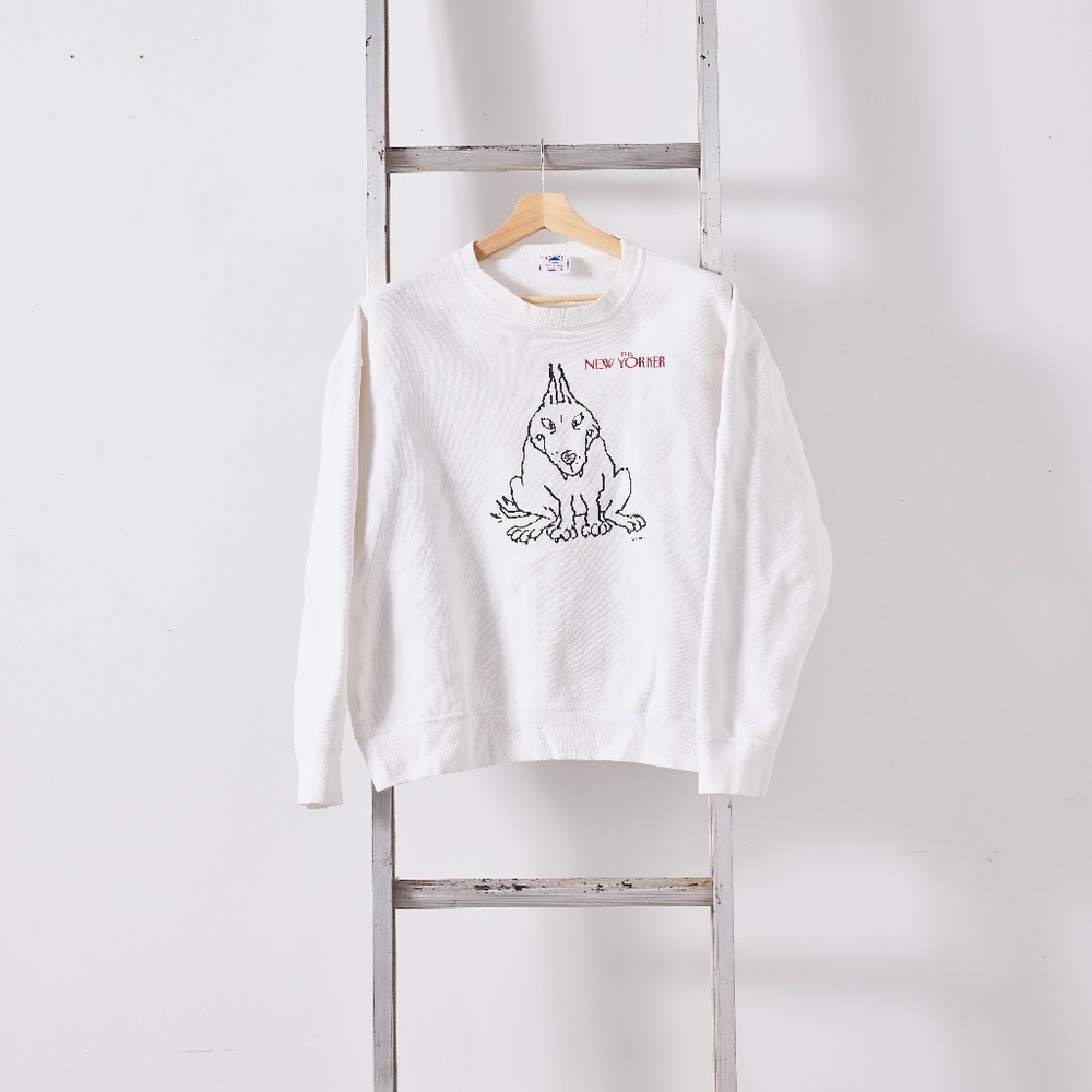 Vintage The New Yorker dog logo sweatshirt XL